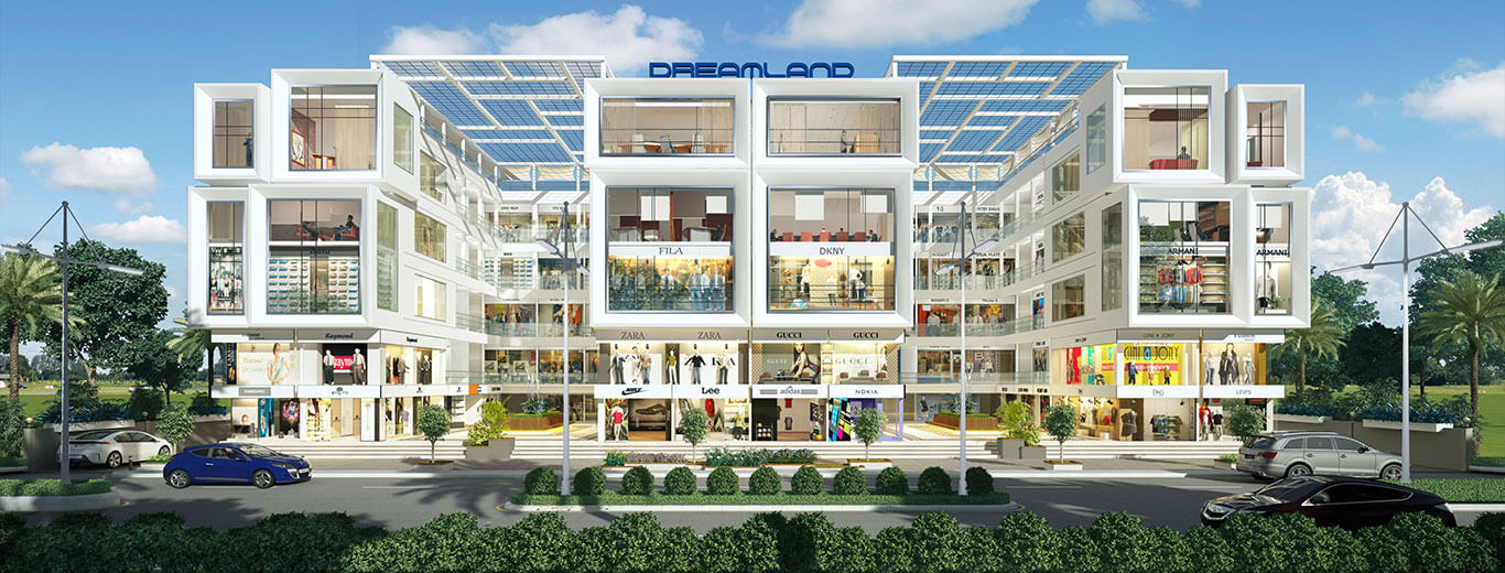 Overall architectural elevation of Dreamland residential development by Hindva Builders