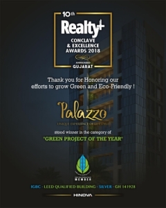 Green Project of the Year 2018 award for Hindva Palazzo