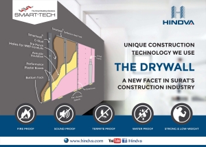 Hindva adoption of modern Drywall Construction Technology