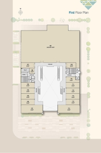 First floor layout plan for Hindva Pavilion commercial project