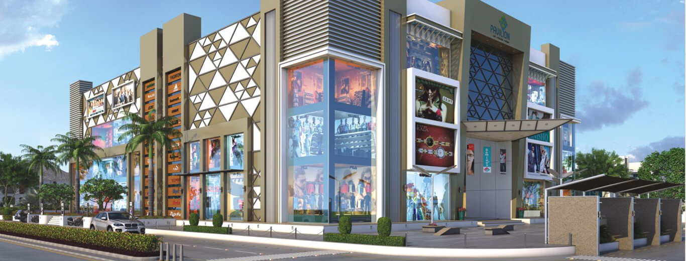 Hindva Pavilion front facade and main entrance perspective