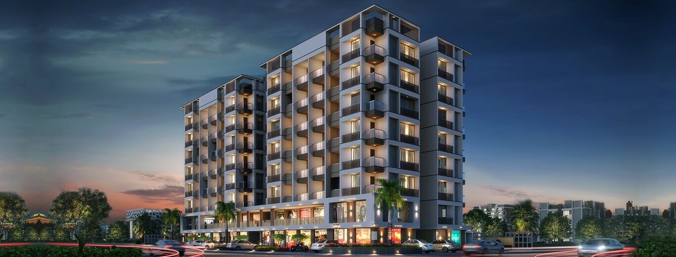 Exterior outer view of Hindva Pride residential building