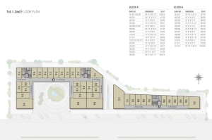 First and second floor layout plan for Hindva Sicilia