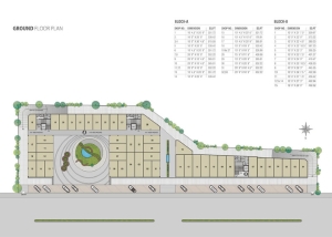 Ground floor layout plan for Hindva Sicilia residential project