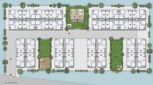 Solitaire Master Layout Plan by Hindva Builders
