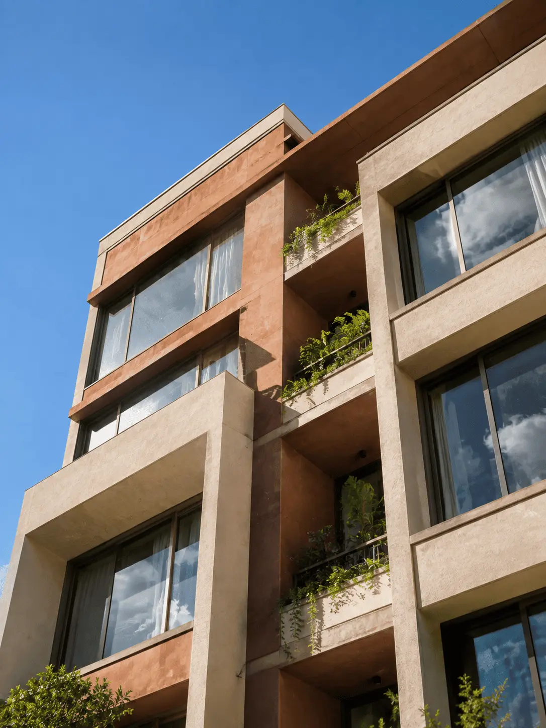 Modern Residential Facade in Gujarat