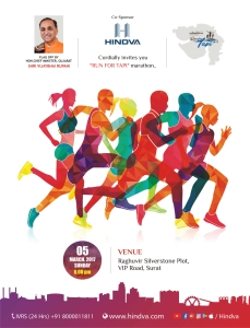 Run For Tapi marathon community event organized by Hindva