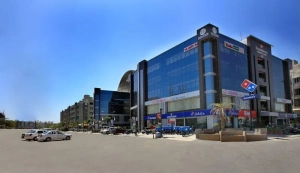 Overview photo of Shantiniketan Business Centre project construction