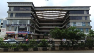 Modern commercial office spaces at Shantiniketan Flora Business Hub