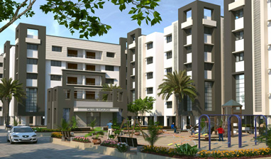 Shantiniketan Flora residential flats in Surat