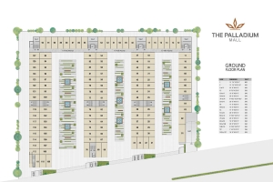 Ground floor layout plan for The Palladium Mall