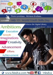 World Youth Skills Day poster by Hindva Builders